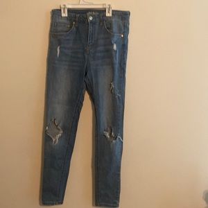 Highly rise jeans